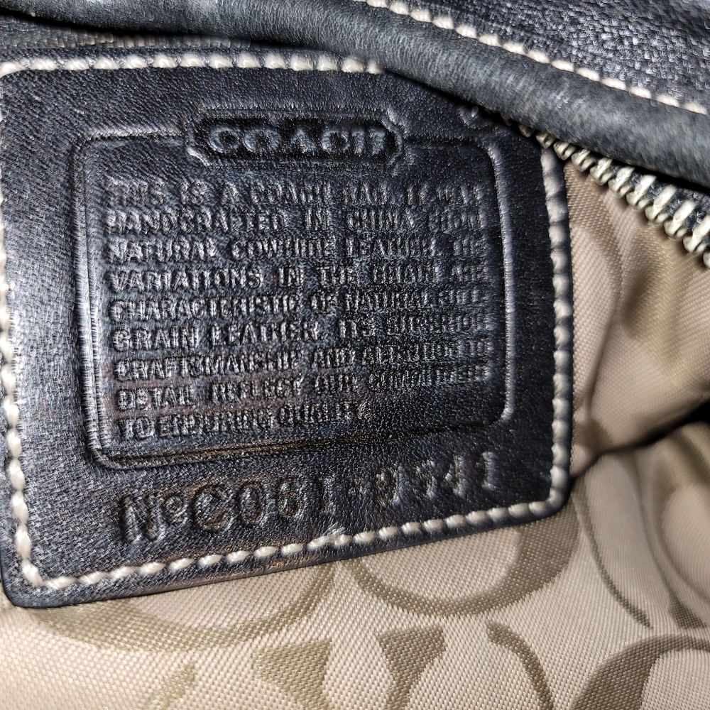 Black Mini coach purse